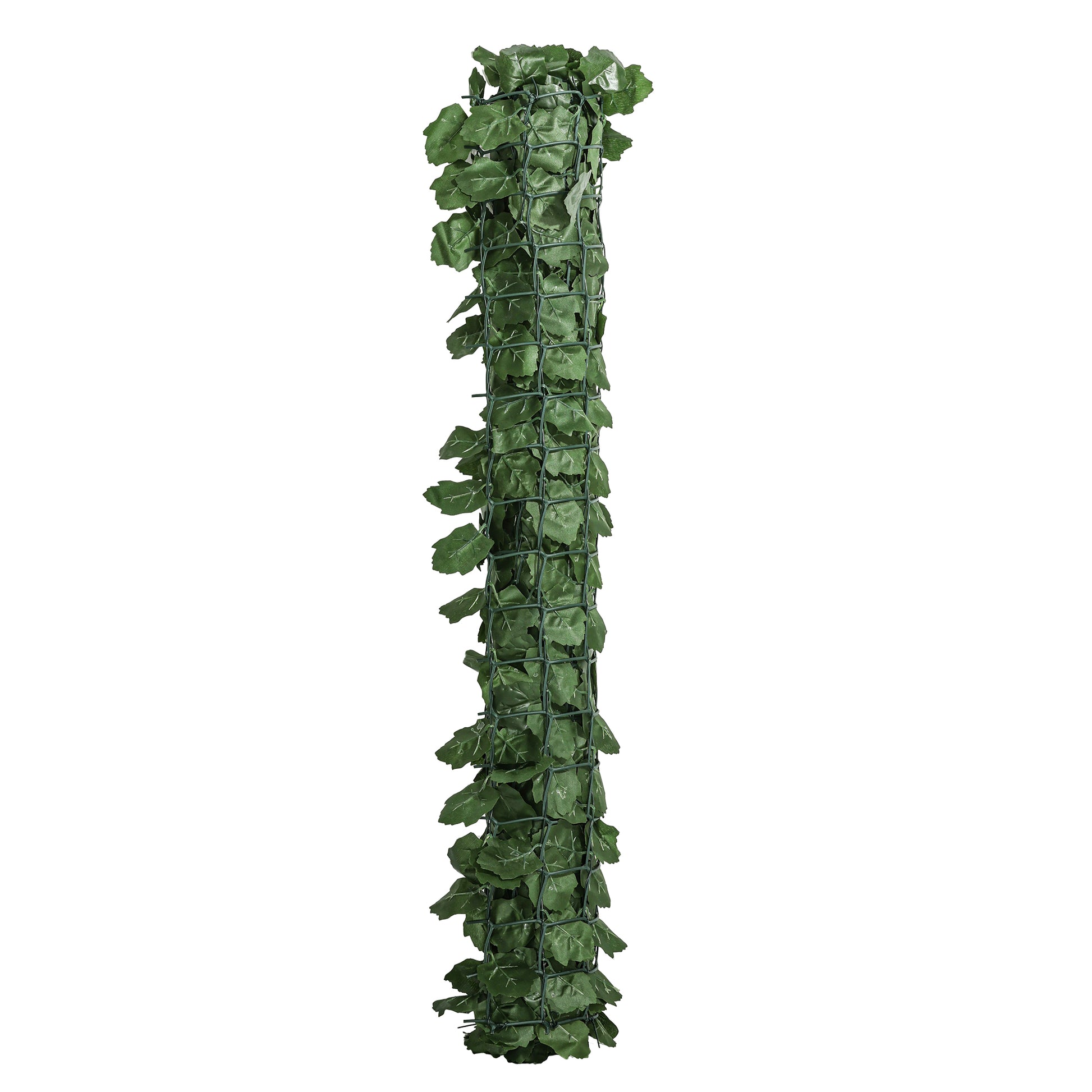 Artificial Hedge Privacy Screen Decoration Roll 3L x 1H m Realistic UV-Resistant Dark Green