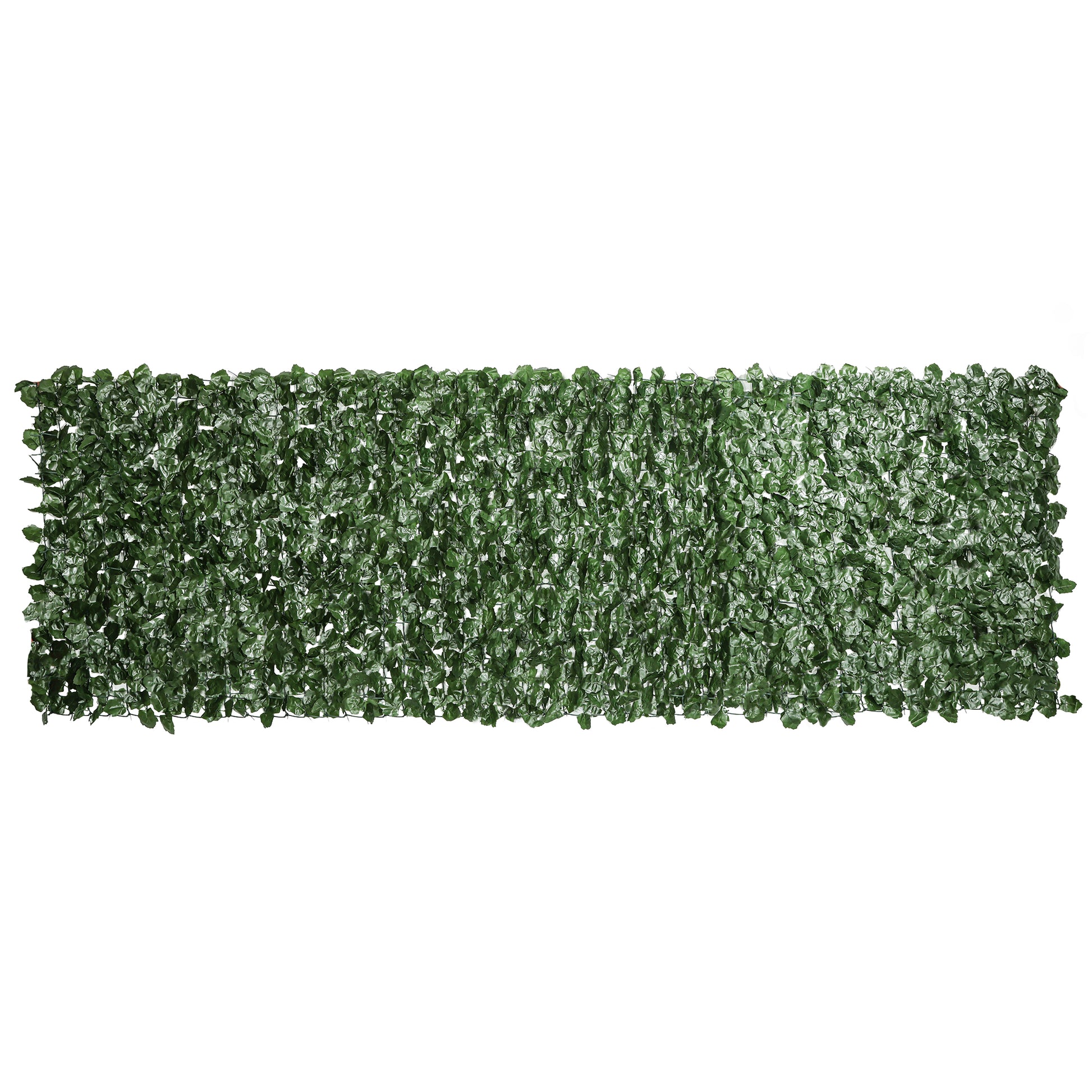 Artificial Hedge Privacy Screen Decoration Roll 3L x 1H m Realistic UV-Resistant Dark Green