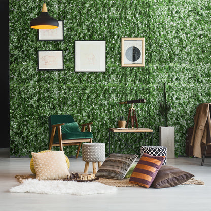 Artificial Hedge Privacy Screen Decoration Roll 3L x 1H m Realistic UV-Resistant Dark Green