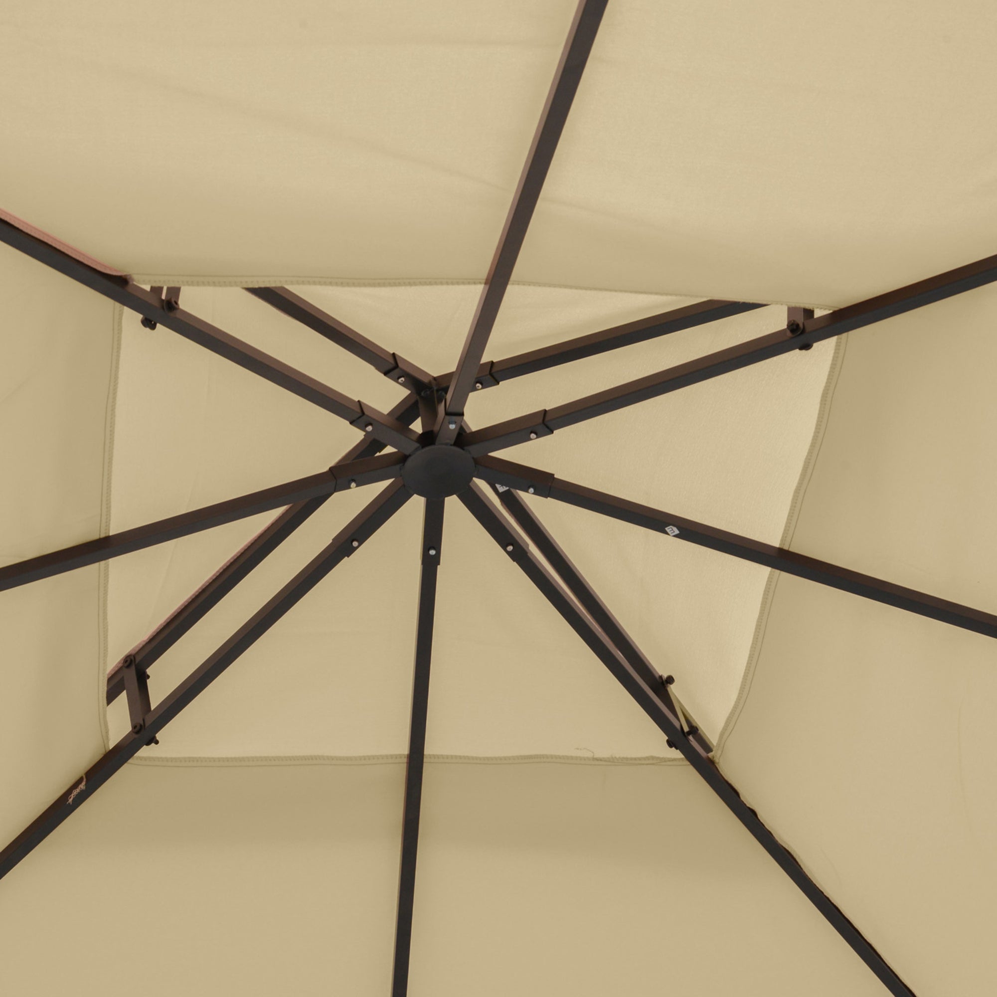 Replacement Roof for Garden Gazebo Canopy Replacement Tent 3 x 3m Beige