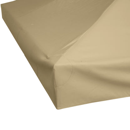 Replacement Roof for Garden Gazebo Canopy Replacement Tent 3 x 3m Beige