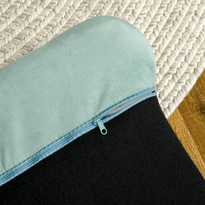 Dog Sofa Dog Couch, Washable Cover, Pet Sofa with Backrest and Wooden Legs, Cat Sofa, for medium-sized dogs up to 25 kg, Green