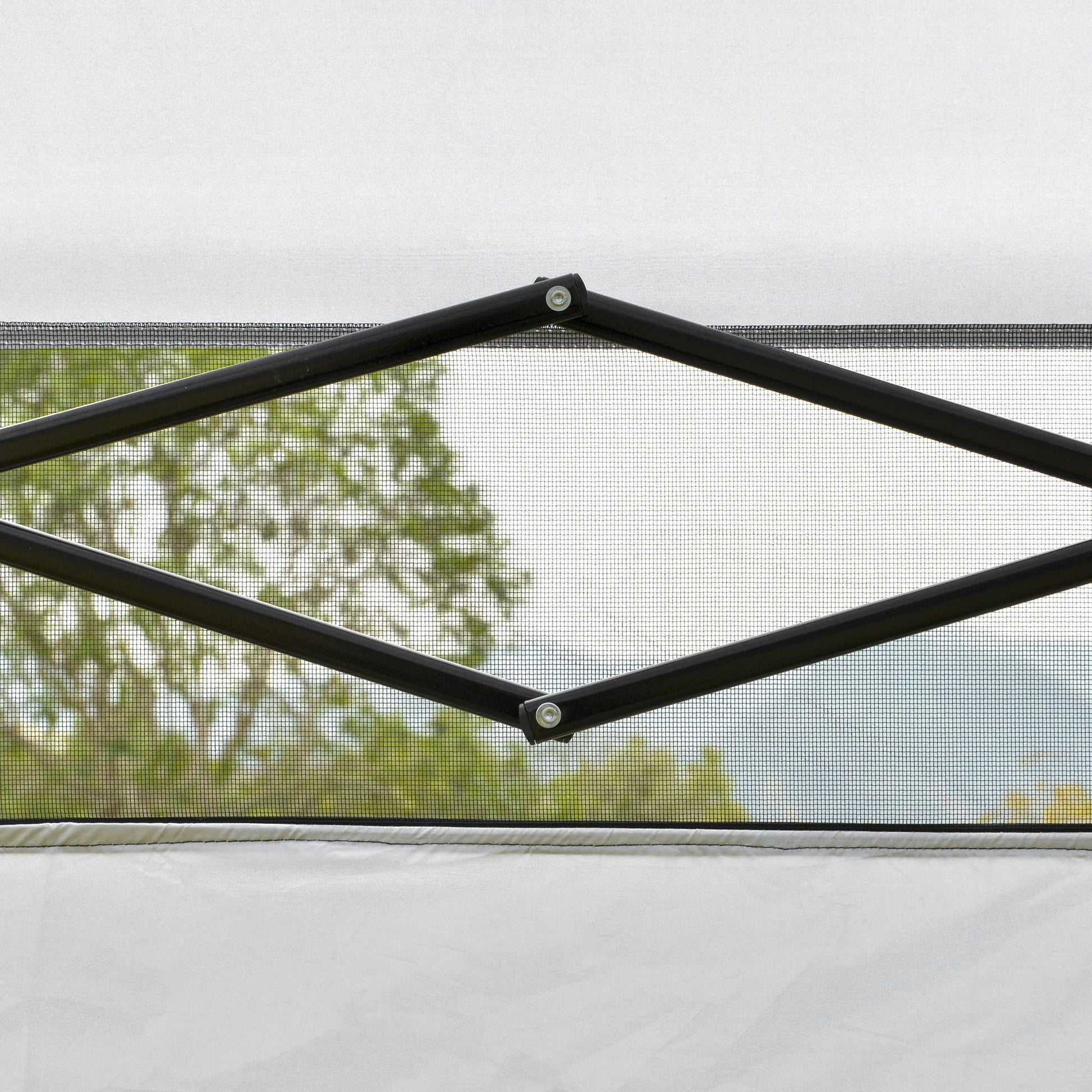 Folding Tent 220x220x200 cm Foldable Gazebo with 1 Side Wall Waterproof Carry Bag and UV50+ Protection for Garden Patio White