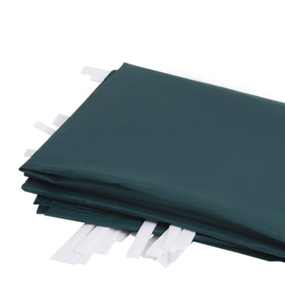 2 Side Walls for 3x3m Tent Gazebo Oxford Fabric with Window Total Measurements 300x200cm Dark Green