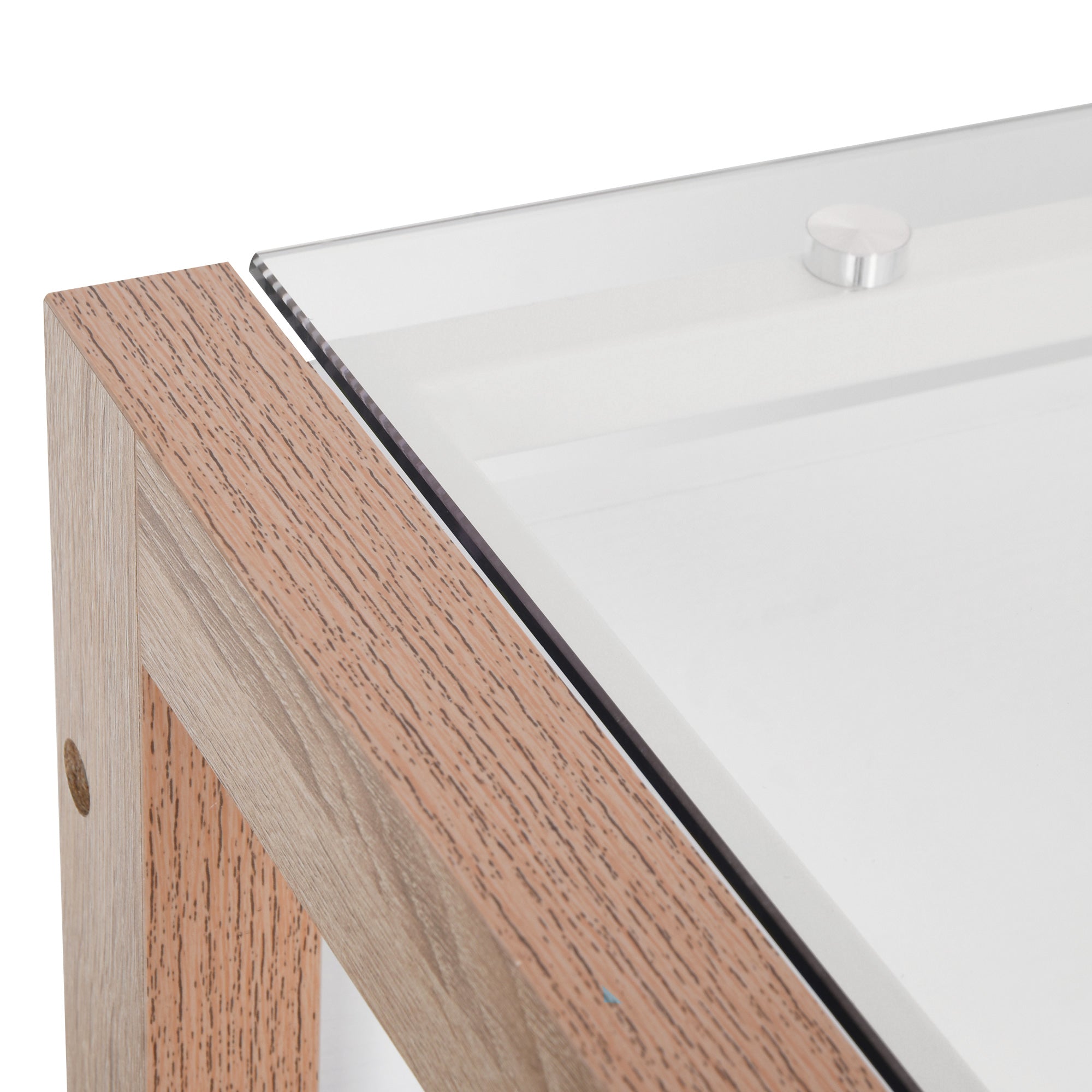 Computer Desk Writing Desk Modern Design with Tempered Glass Tabletop Drawer Combination of Styles for Office Study 120x60x75 cm White