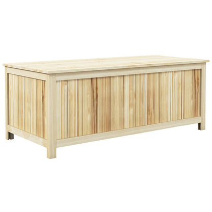 172L Wood Garden Storage Chest with Struts, for Outdoor - 120L x 55W x 45H cm