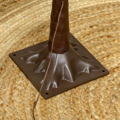 Autumnal Artificial Eucalyptus Tree 120 cm Tree Lamp with 175 LED Lights and Base Christmas Decoration for Indoors and Outdoors Orange