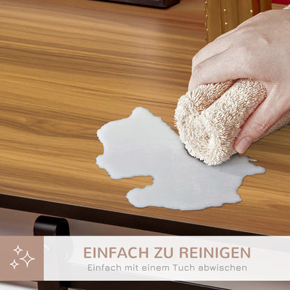 Dog Crate Furniture with Two-Room Option, 2 Doors Modern Metal Dog Box for Indoor Home Dog House for Large Dogs up to 30 kg Dog House 120 x 60 x 88.5 cm White