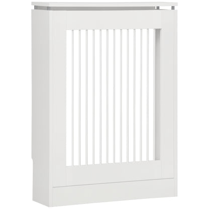 Radiator Cover Modern MDF Painted Radiator Cover with Top Shelf for Living Room Bedroom Office 60x18x84 cm White