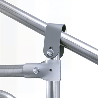 Chicken Coop Outdoor Run Enclosure, Steel, 300 x 400 x 200 cm Chicken Cage with Cover, Door, Chicken Run for 8-12 Chickens, Small Animals, Silver