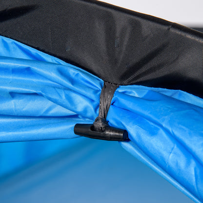 Camping Tent for 2-3 People Stable Waterproof Family Tent with Two Sleeping Cabins Vestibule with Standing Height, Dome Tent with 2000mm Water Column Tunnel Tent Camping Travel, Light Blue