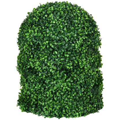 2-Pack Large Artificial Boxwood Ball Ø40 cm, UV-Resistant Fake Plant in Pot, Plastic Artificial Plants, Realistic Decor for Living Room Bedroom Office Garden Gift