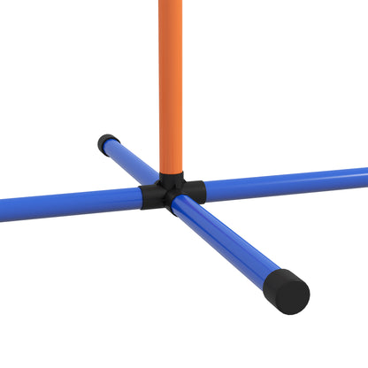 Dog Agility Set, 4-Piece Dog Training with Adjustable Height Agility Hurdles, Weave Poles, Break Box, Jump Hoop, Stick Hurdle Set including Whistle, Carry Bag