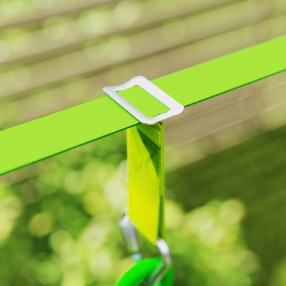 Children's Zip Line 10m Zip Line Set for Children Outdoor Slackline with 2 Rings, 2 Climbing Bars, and 3 Spinner Wheels, Backyard Zip Line Kit for Backyard Garden