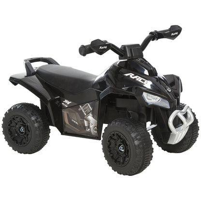 Quad Ride-On Car for Kids 18-36 Months with Lights and Music Function Supports up to 20 kg 67.5x38x44 cm Black