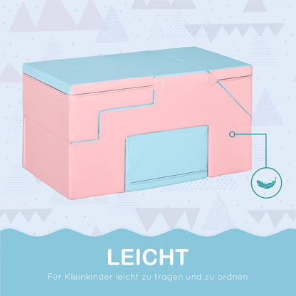 Soft Building Blocks 2-Piece Set Foam Blocks Giant Blocks Building Toy Foam Blocks for 1-3 Years Old Children Artificial Leather EPE