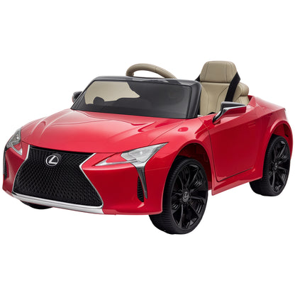Kids Car Children's Vehicle the officially licensed Ride-On Lexus LC500 for 3-6 Years Electric Car with 2.4G Remote Control MP3/USB Light Music Plastic Metal Red 106 x 43 x 44 cm