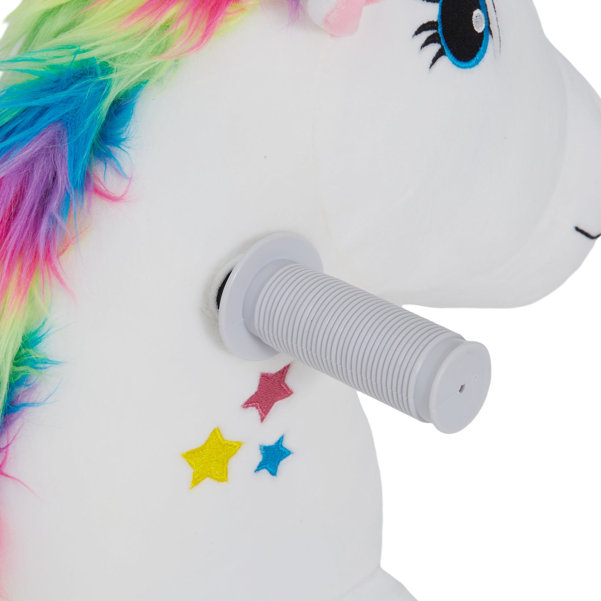 6V Kids Electric Car in Unicorn Shape, 2 km/h Ride-On Toy with Music, Ride-On Toy with Foot Pedal, Electric Horse for Kids 1.5-3 years, White