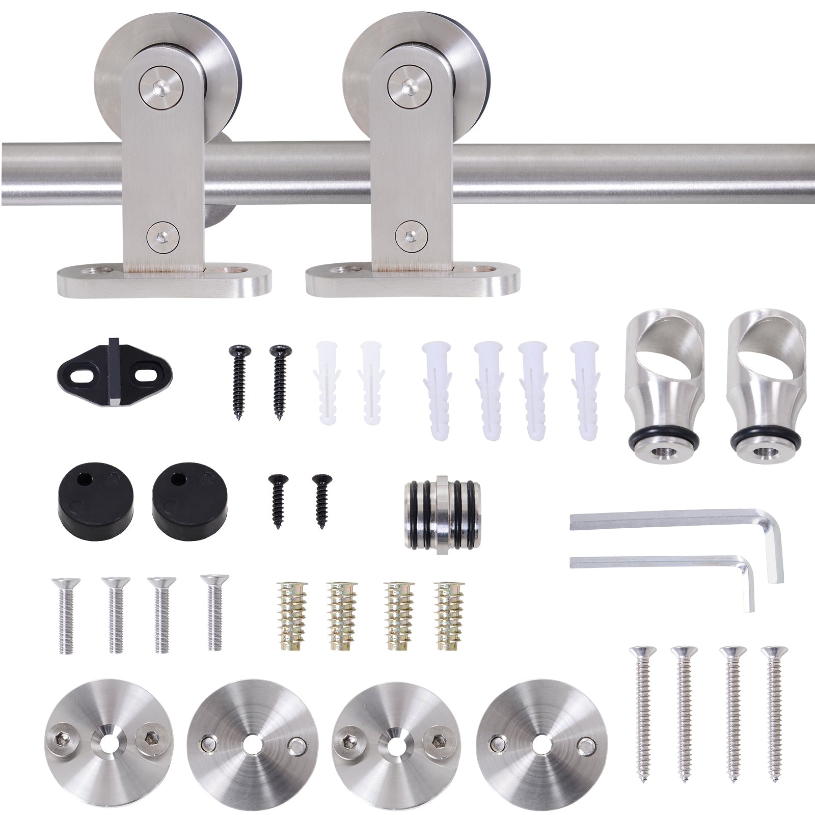 Sliding Door Kit Wooden Sliding Doors Stainless Steel Rail
