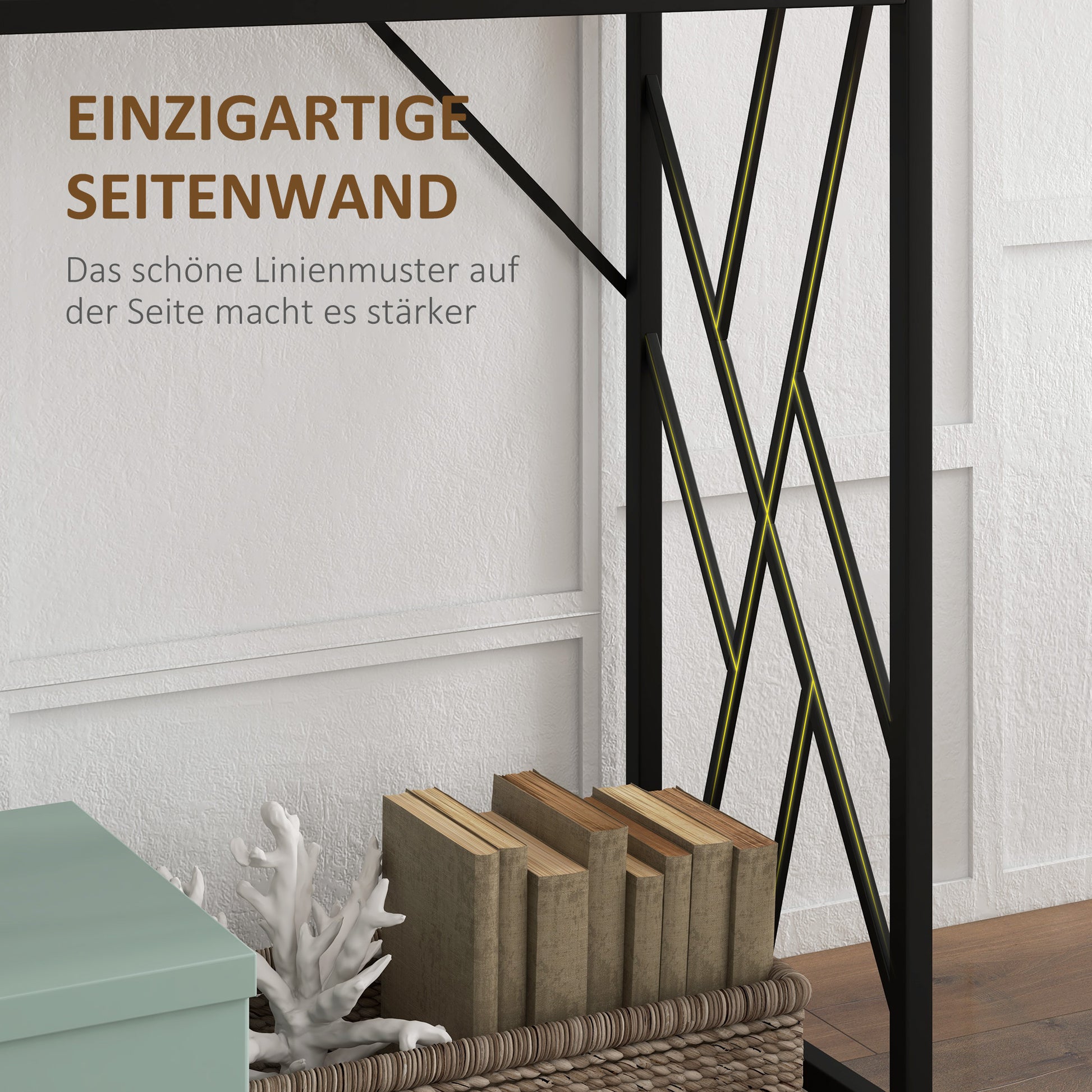 Console Table, Side Table with Steel Legs, 120 x 35 x 75 cm, Industrial Hallway Table, End Table, for Small Space, Entryway, Hallway, Living Room, Bedroom, Brown