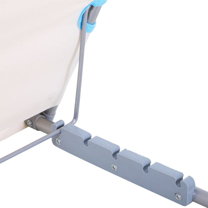 2-Piece Beach Mat 134x48cm Foldable Sun Lounger with Adjustable Backrest Carrying Bag for Garden Beach Terrace Camping Beige