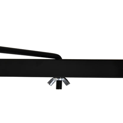 Folding Workbench Folding Work Table with Ruler Transporter Load 100 kg 100x60x75.5 cm Natural and Black