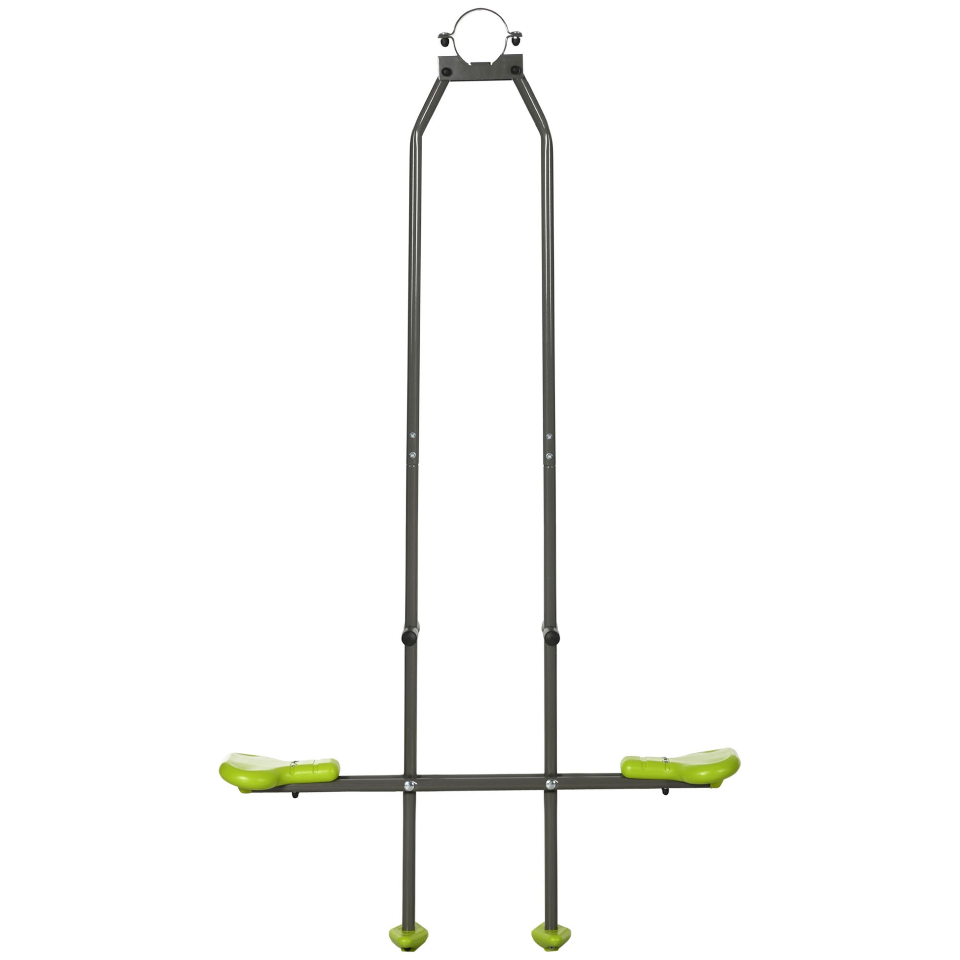 Face-to-Face Swing Set for Children in Steel and Plastic for Swing Frame - 3 to 6 years old green
