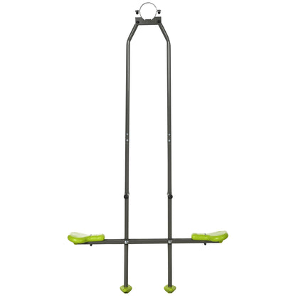 Face-to-Face Swing Set for Children in Steel and Plastic for Swing Frame - 3 to 6 years old green