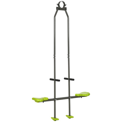 Face-to-Face Swing Set for Children in Steel and Plastic for Swing Frame - 3 to 6 years old green