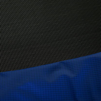 SPORTNOW Outdoor Trampoline Ø305x250 cm Trampoline for Kids Adults with Safety Net Ladder Edge Cover and Steel Frame for Garden Patio Blue