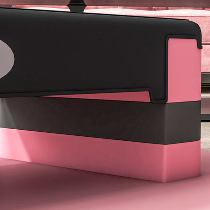 Height-Adjustable Fitness Stepper with 3 Levels (10/15/20 cm) Non-Slip Step bench Capacity up to 150 kg for Home Gym Pink