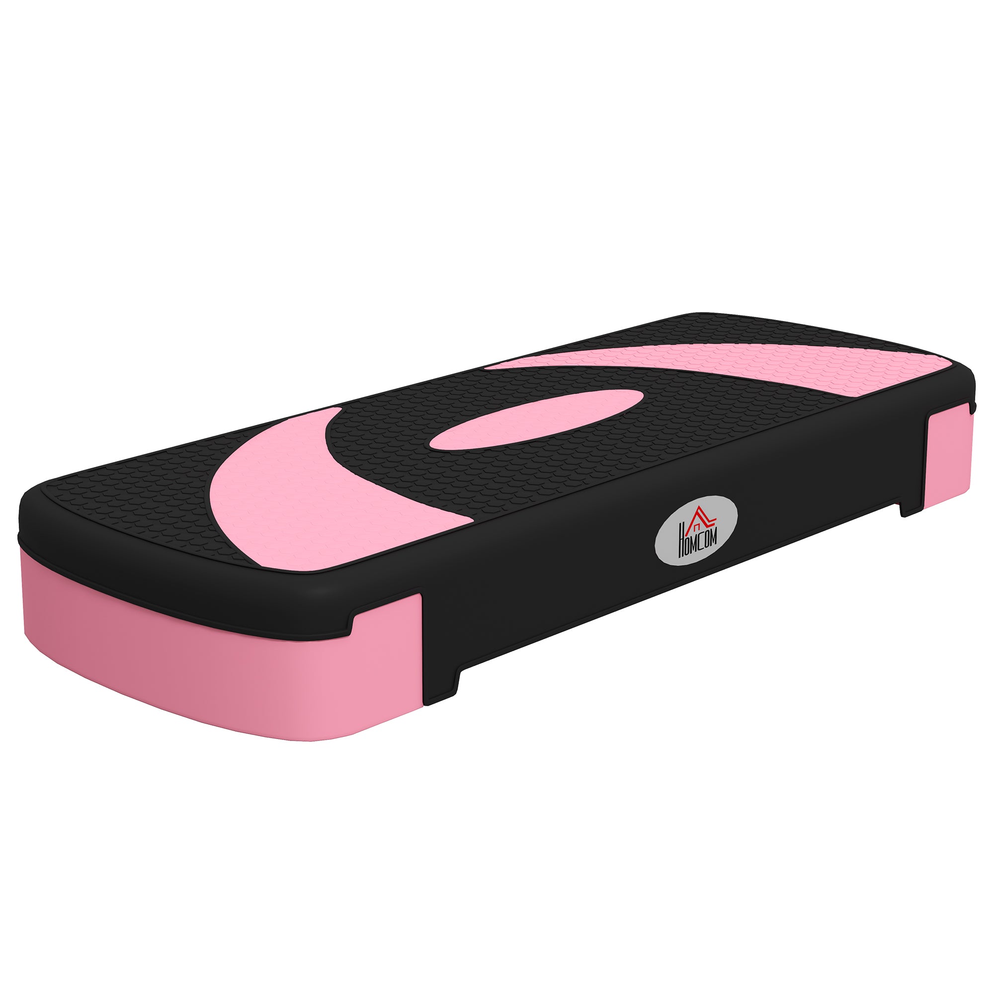 Height-Adjustable Fitness Stepper with 3 Levels (10/15/20 cm) Non-Slip Step bench Capacity up to 150 kg for Home Gym Pink