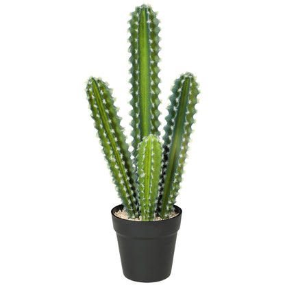 Artificial Cactus Plant, 21 in (53 cm) — Potted Faux Column Cactus with Realistic Look for Home, Office, Housewarming Gift, Décor
