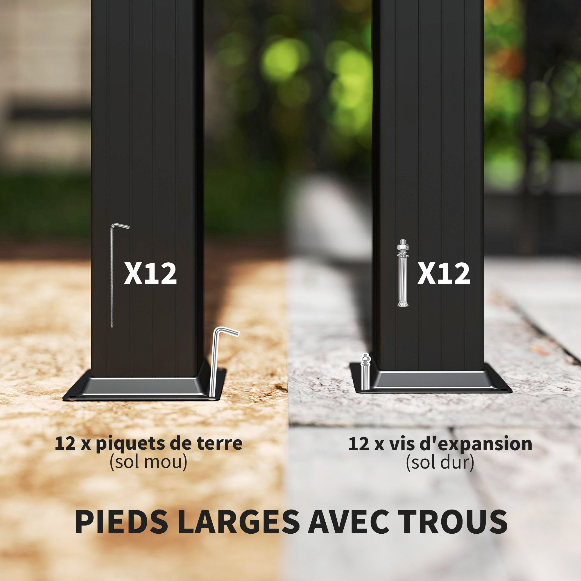 Outdoor Garden Pergola Aluminum 3.6 x 6m Retractable Sliding Roof for Terrace Aluminum Structure + Polyester Fabric - Beige