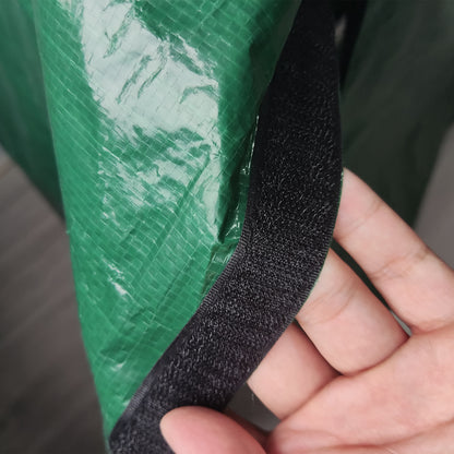 Firewood Rack 200 x 36 x 99 cm Log Rack with Water-Resistant Cover, Adjustable Firewood Storage for Garden, Patio, Metal, Black