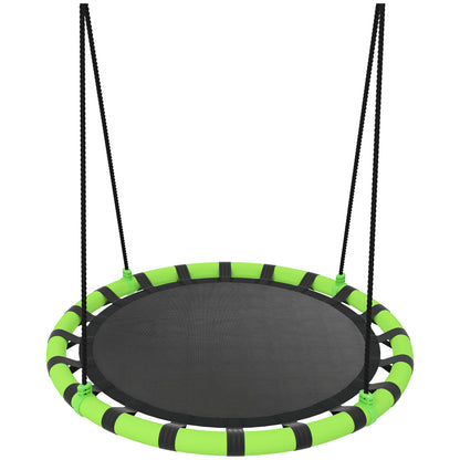 Nest Swing Ø100 cm Plate Swing Height Adjustable Garden Swing up to 150 kg load-bearing Durable & Weatherproof Children's Swing Hanging Swing Outdoor Indoor for Kids and Adults