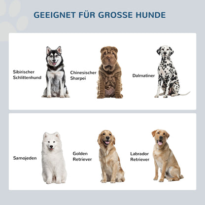 Elevated Dog Bowl Feeding Station with Storage Water Bowl 2 x 2000ml Stainless Steel Bowls Feeding Bowl Dog Bowls Feeding Station for Large Dogs Cats White