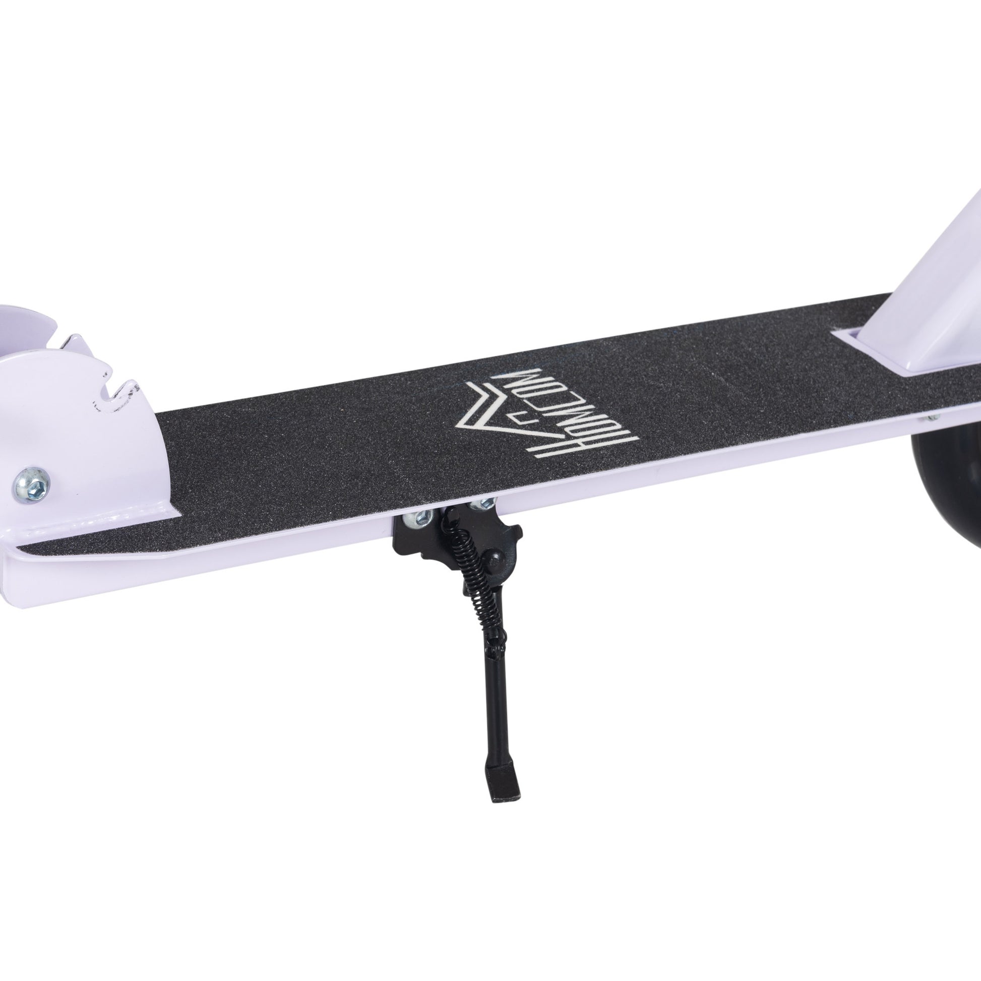 Folding Scooter for Kids 7-14 Years Adjustable Height Handlebar 4 Levels with Brake 88x37x100 cm White