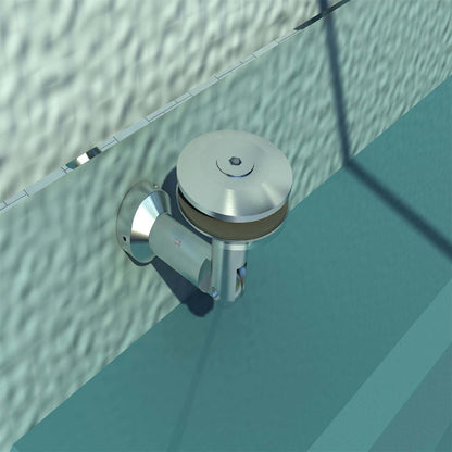 Canopy Glass Canopy Door Canopy Tempered Glass (ESG) Stainless Steel Clear Glass 200x90cm