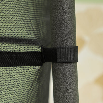 Kids Trampoline Ø163x190 cm Children's Trampoline for +3 Years with Safety Net and Steel Frame 50 kg Weight Capacity for Indoor and Outdoor Use Black