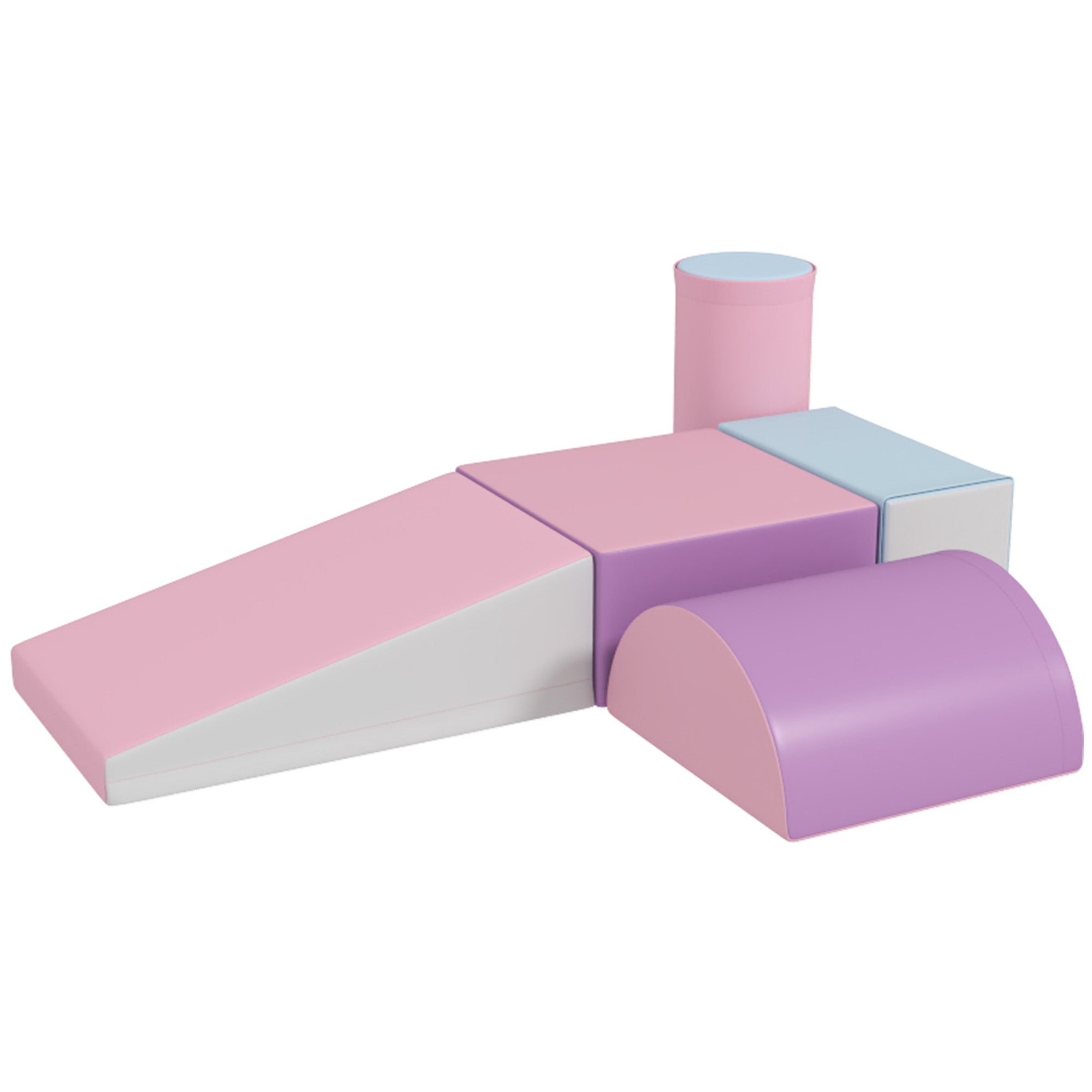 5 Piece Foam Building Blocks Kids Soft Blocks Climbing Building Bricks Soft Foam Building Blocks Giant Blocks Foam Blocks Building Set Building Blocks for Baby & Toddlers Multicolored