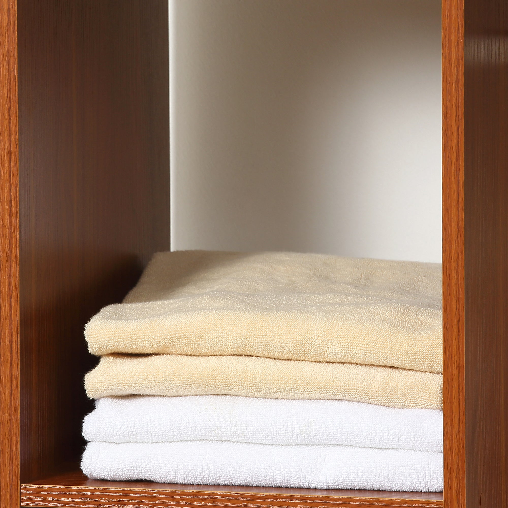 Mobile Storage Wardrobe Open Wardrobe Particle Board Walnut Color