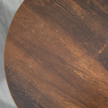 Bar Stool, Set of 2 Bar Chairs with Footrest, Counter Stool with Steel Frame, Counter Chair in Industrial Design, Kitchen Chair for Dining Room, Living Room, Rustic Brown