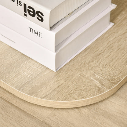 Modern Living Room Side Table Nightstand with 3 Glass Shelves Coffee Table for Living Room Bedroom 15.75"x15.75"x22" Natural Wood