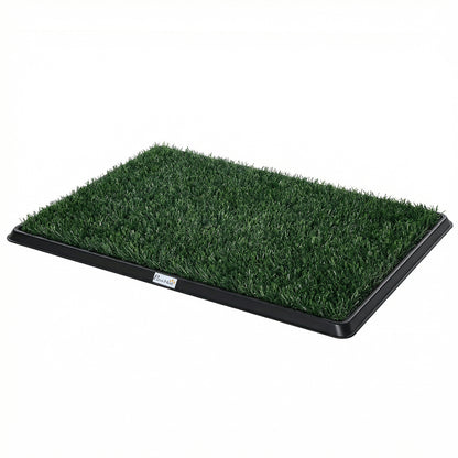 Dog Toilet 76 x 50.5 cm — Washable Artificial Grass Puppy Potty for Balcony & Apartment