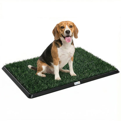 Dog Toilet 76 x 50.5 cm — Washable Artificial Grass Puppy Potty for Balcony & Apartment