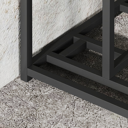 SPORTNOW Bike Stand, 3-Bike Parking Support Stand, with Upper Basket and 4 Adjustable S Hooks, Space for Road Bikes, Mountain Bikes, Hybrids, for Adults or Children, Black