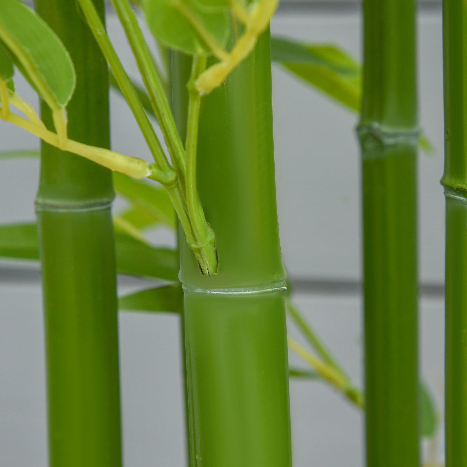 Large Artificial Bamboo 150 cm Fake Plant, Plastic Bamboo Artificial Plants, Faux Bamboo with Artificial Moss in Pot Decor for Living Room, Bedroom, Garden