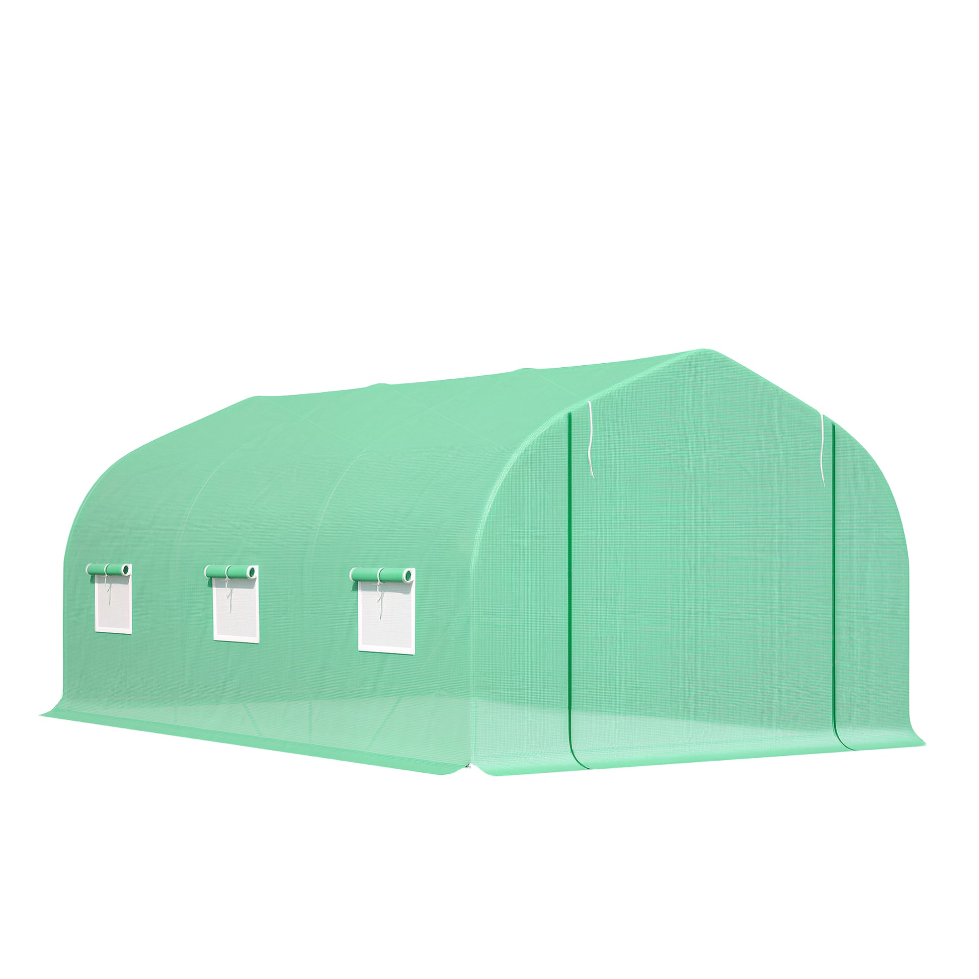 Foil Greenhouse Film Greenhouse Greenhouse Cold Frame Plant House Tomato House Gable Roof 450 × 300W × 205H cm