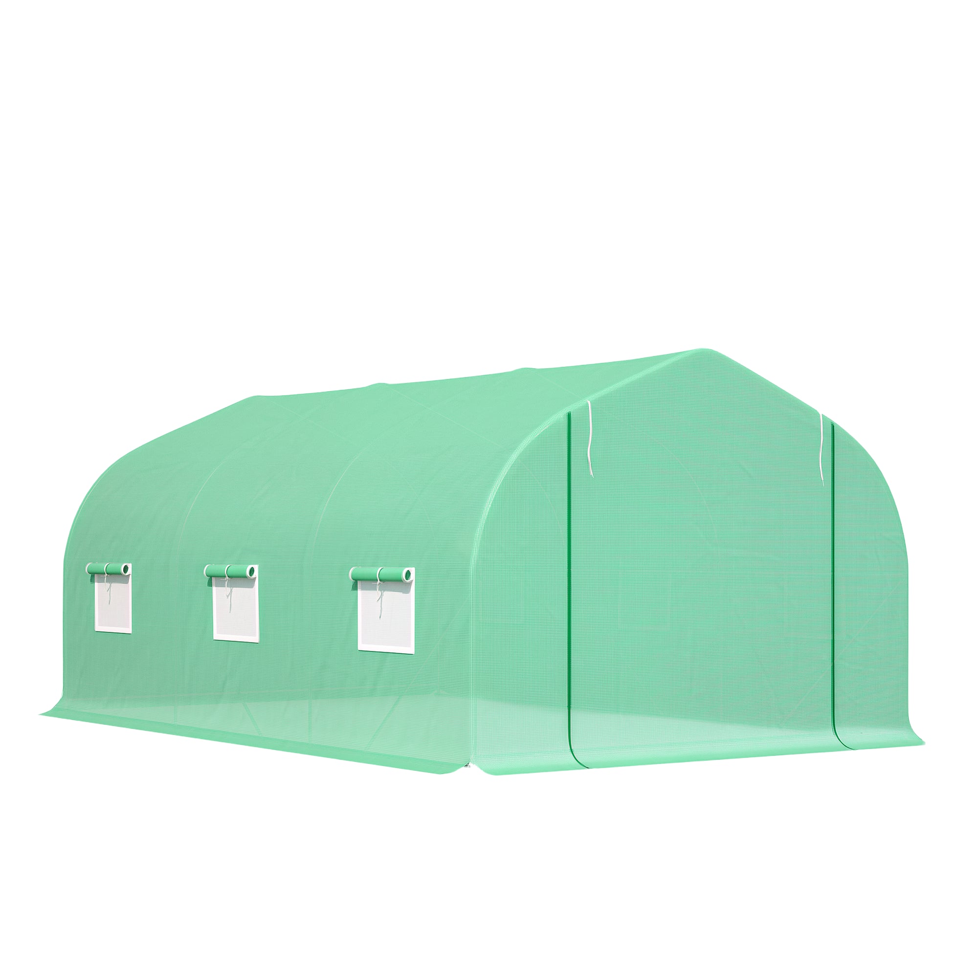 Foil Greenhouse Film Greenhouse Greenhouse Cold Frame Plant House Tomato House Gable Roof 450 × 300W × 205H cm